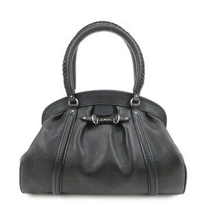 ❤️Authentic Christian Dior Logo Leather Hand Bag Shoulder Bag❤️